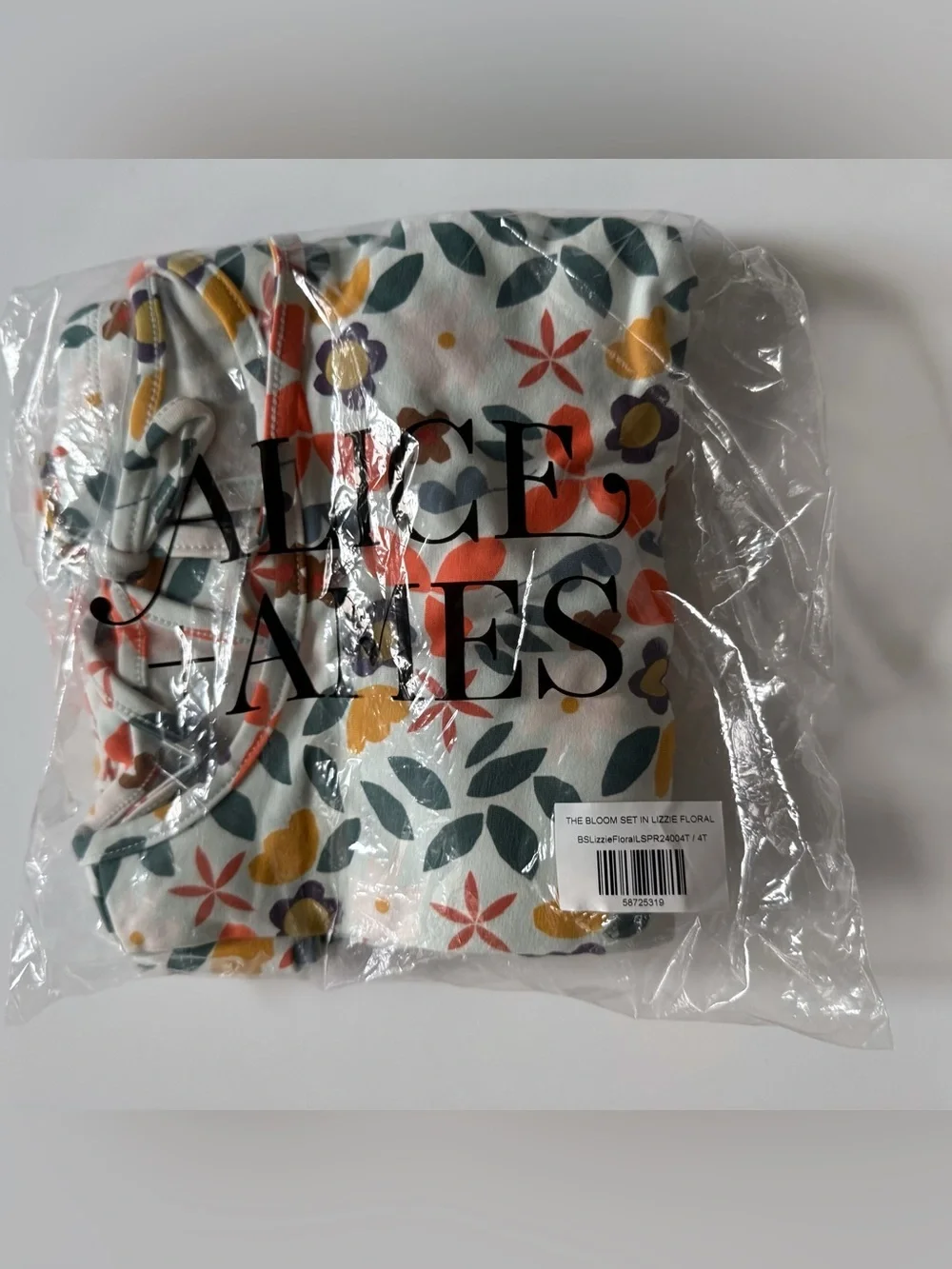 Alice and Ames Girl The Bloom Set in Lizzie Floral 4T 5T 6 years 7 years NWOT